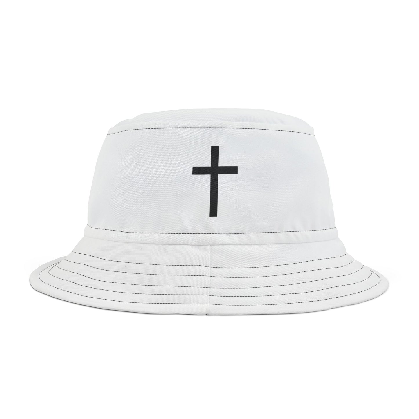 Bucket Hat with Cross