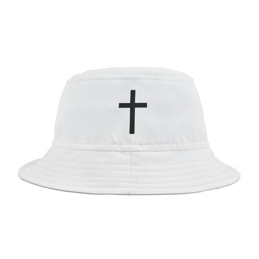Bucket Hat with Cross