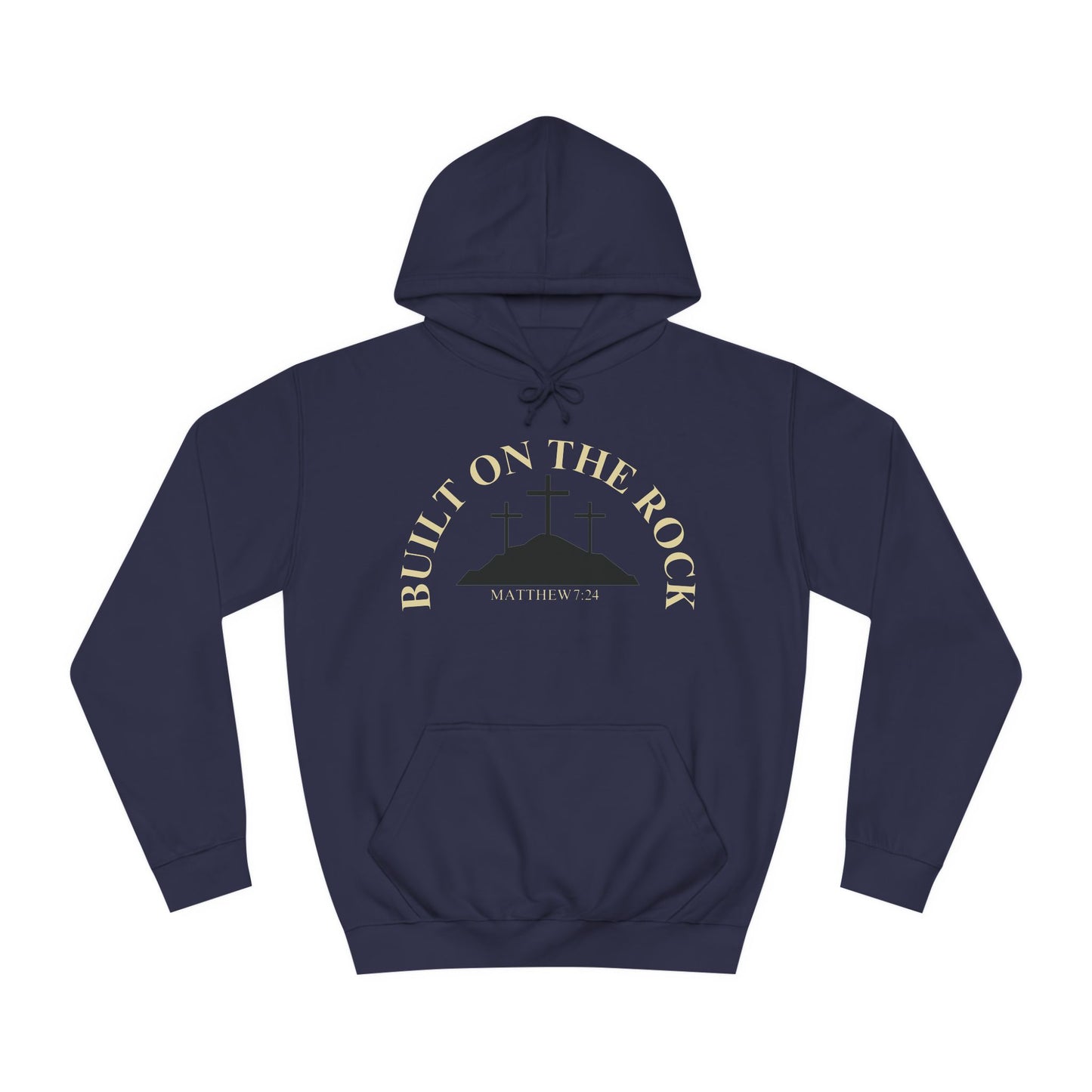 Built on the Rock Unisex College Hoodie