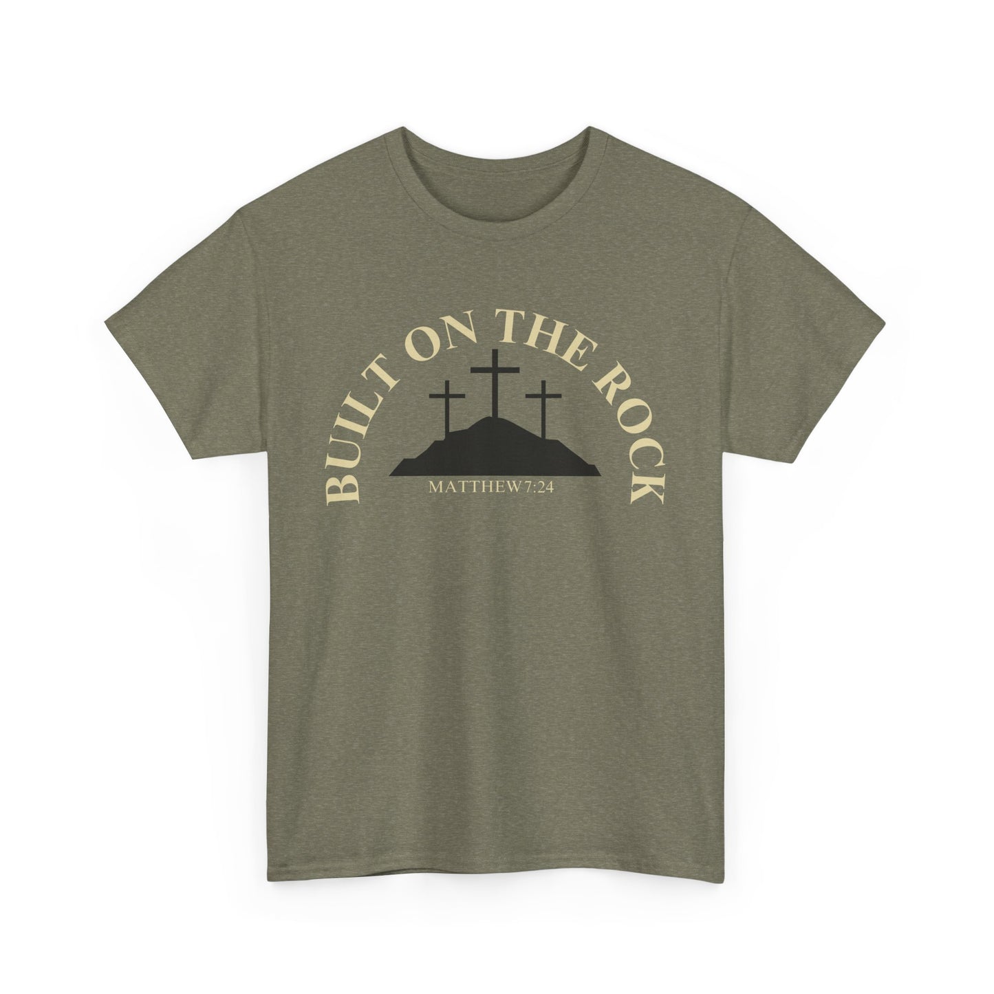 Built on the rock Unisex Tee